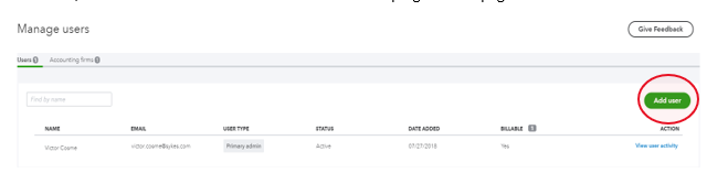 Transaction Pro, Admin Portal, Add user
